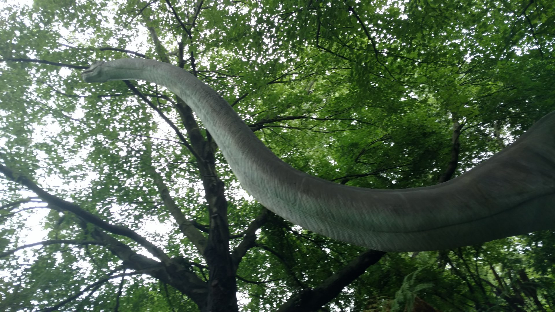 Animatronic dinosaurs, Bronx Zoo, July 2019