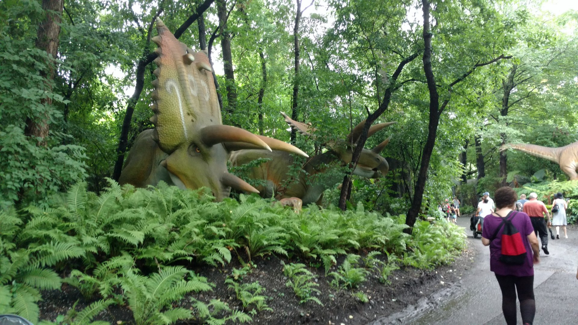 Animatronic Dinosaurs, Bronx Zoo, July 2019