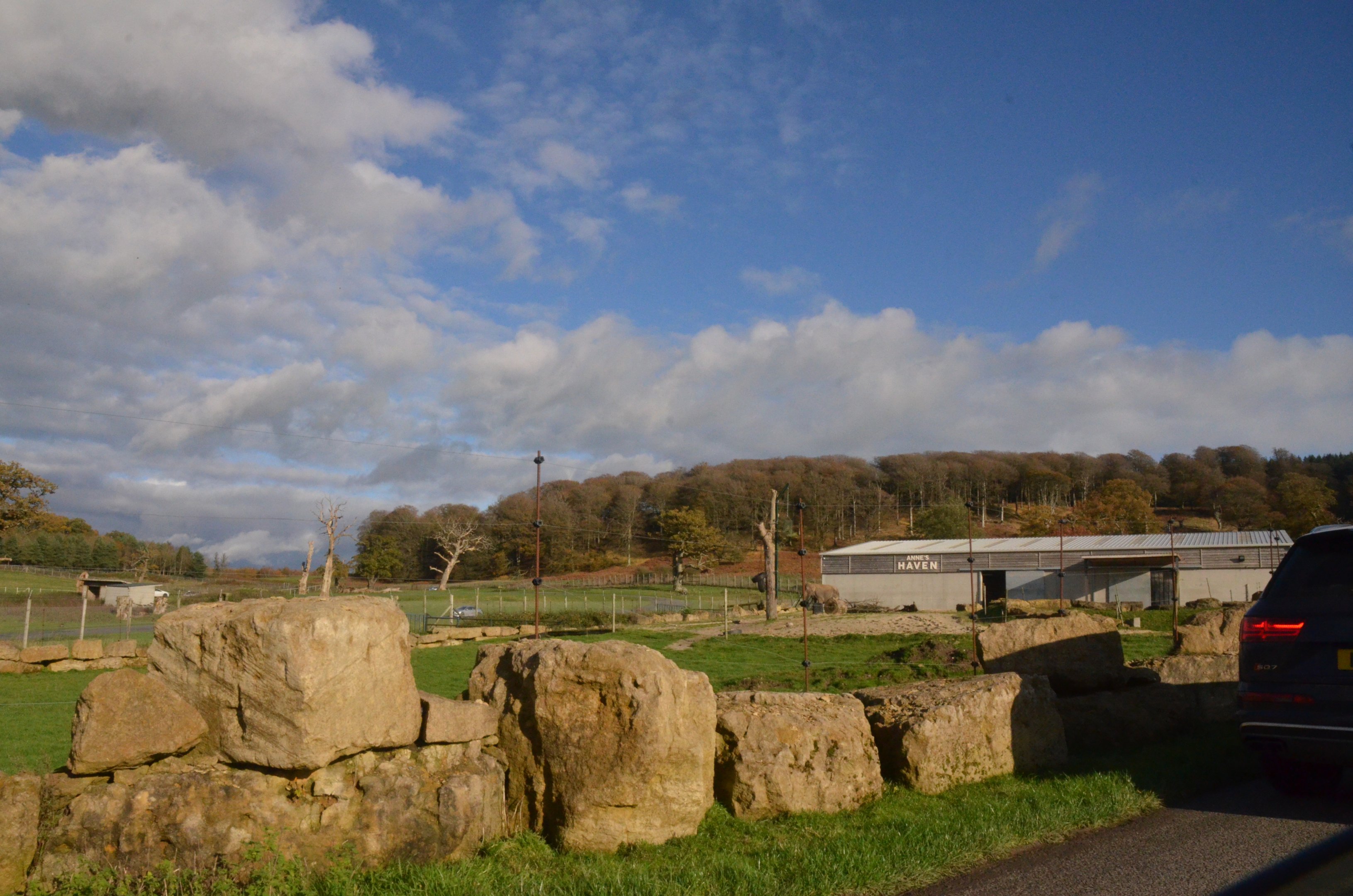 Anne's Haven (Asian Elephant Paddock) at Longleat, 03/11/19