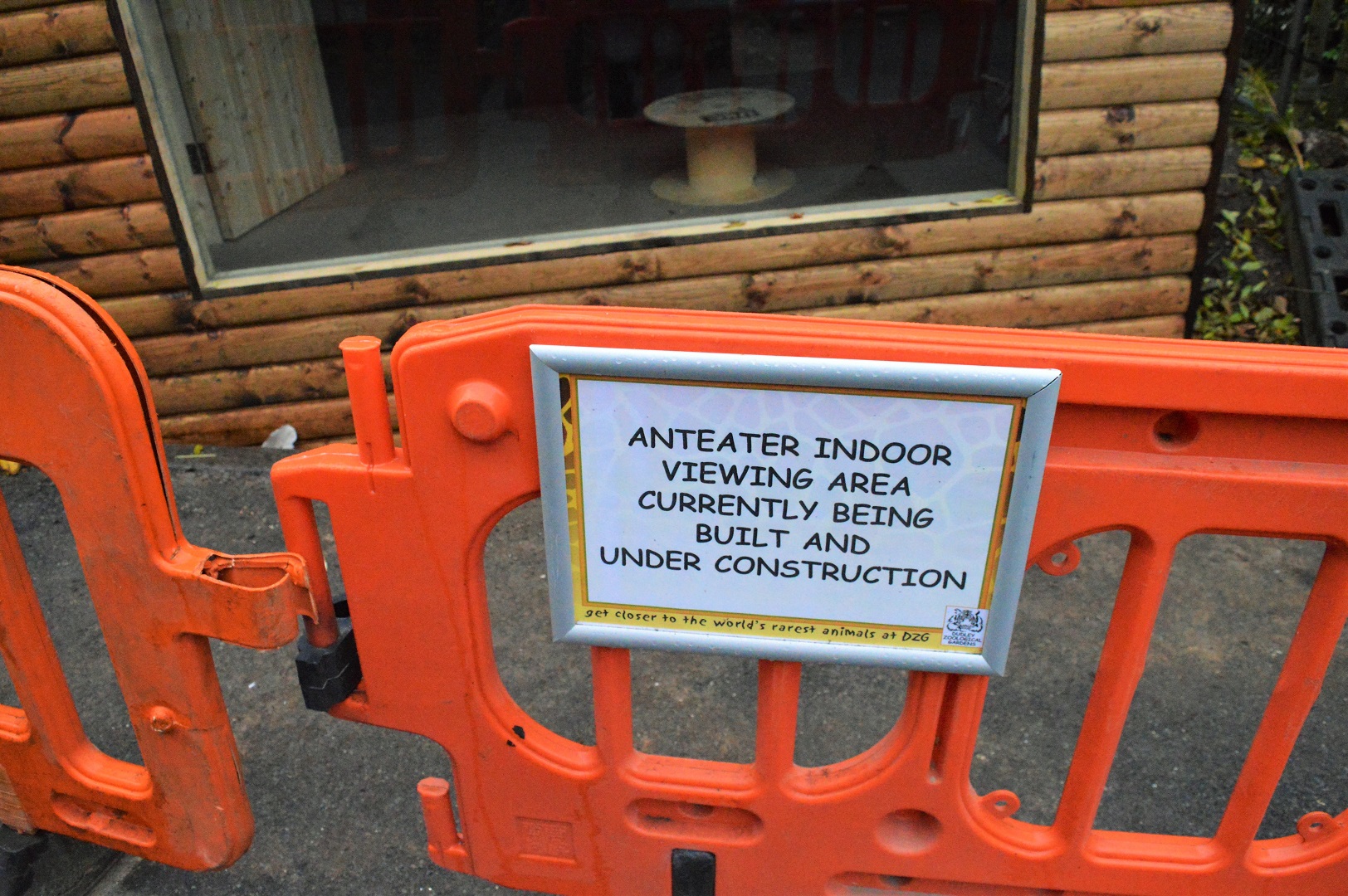 Another giant anteater enclosure and house (with indoor viewing) under construction.