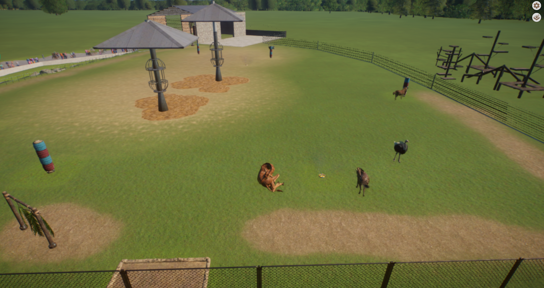 Another Image of My Mock Giraffe exhibit from Toronto Zoo