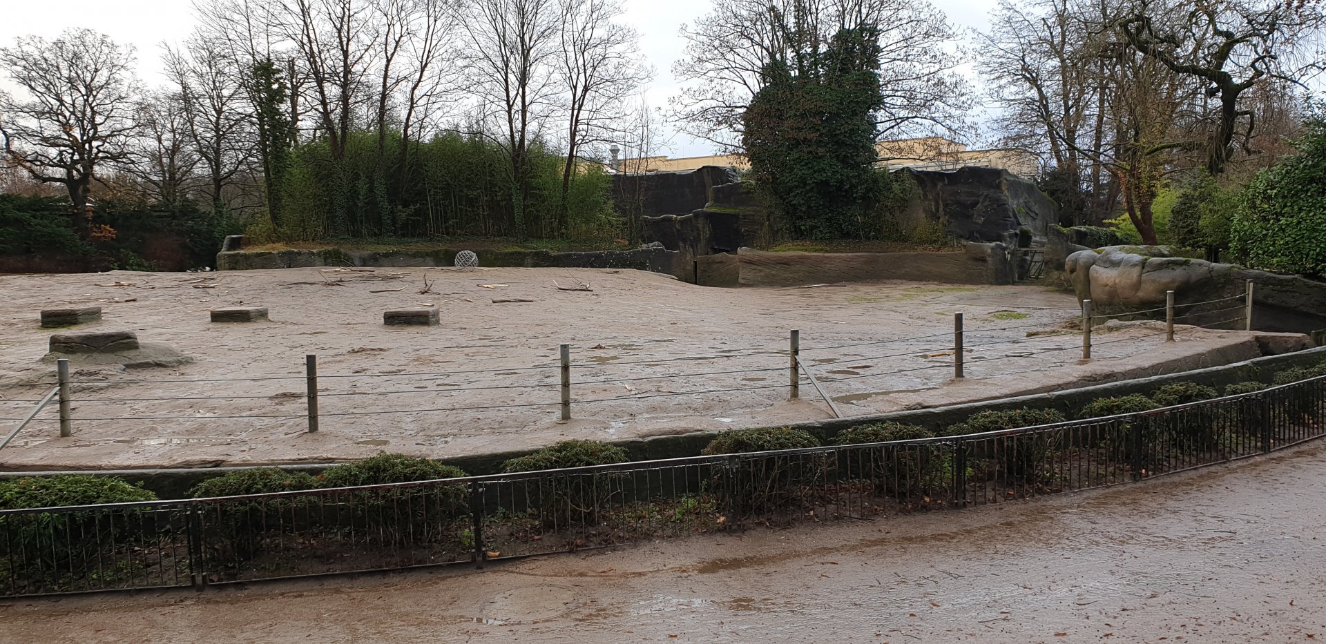 Another part of the Elephant outdoor-enclosure
