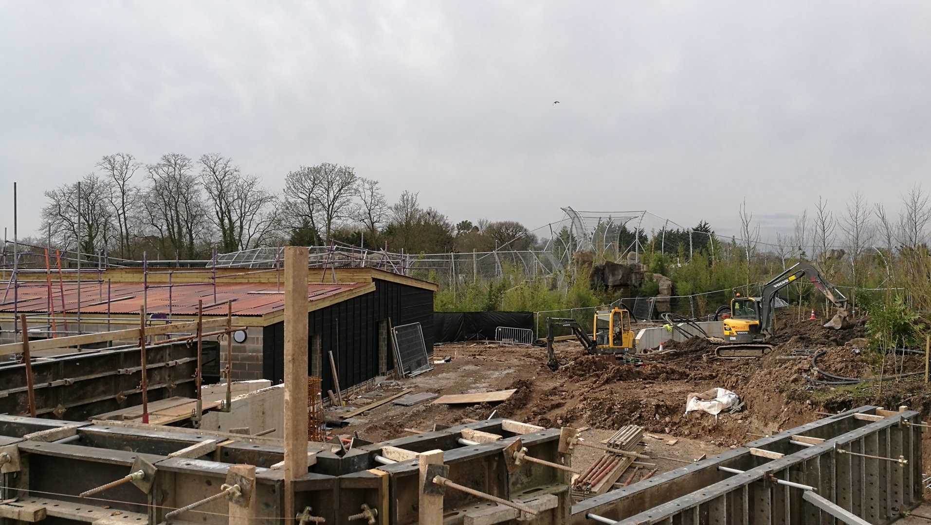 Another view of islands construction