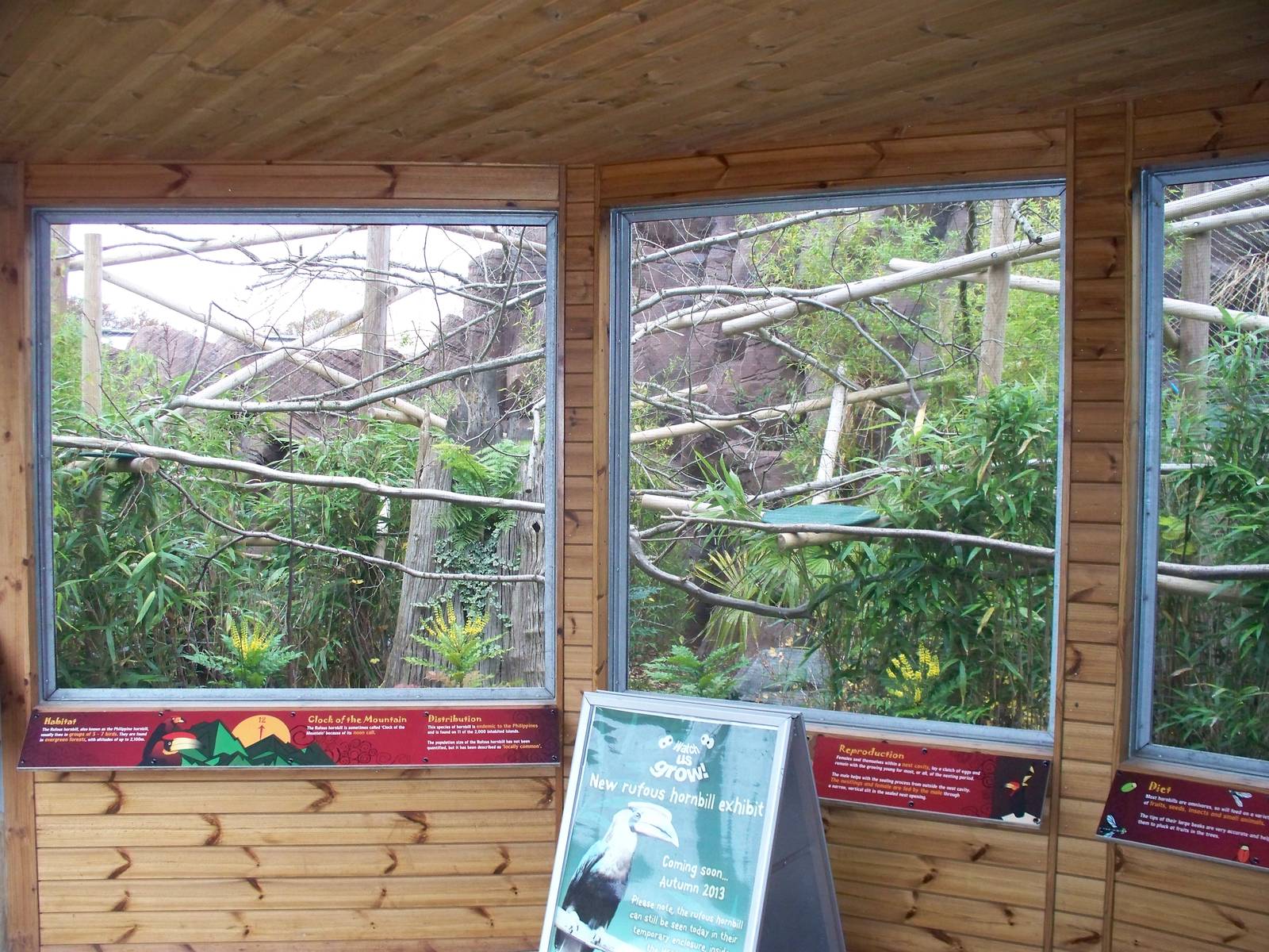 another view of new aviary