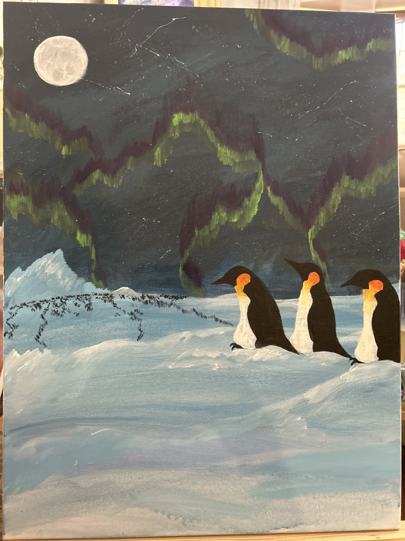 “Antarctic Winter” Painted by Me!