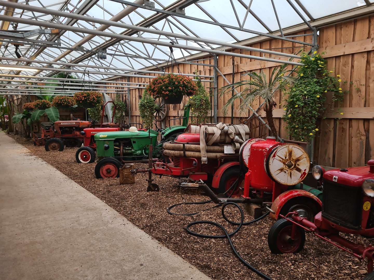 Antique farm equipment