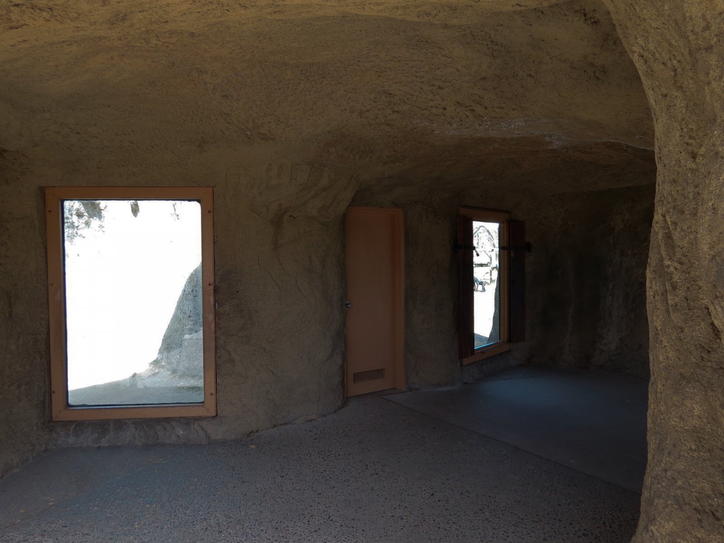 Ape Walk - Visitor Viewing Cave of Both Gorilla Exhibits