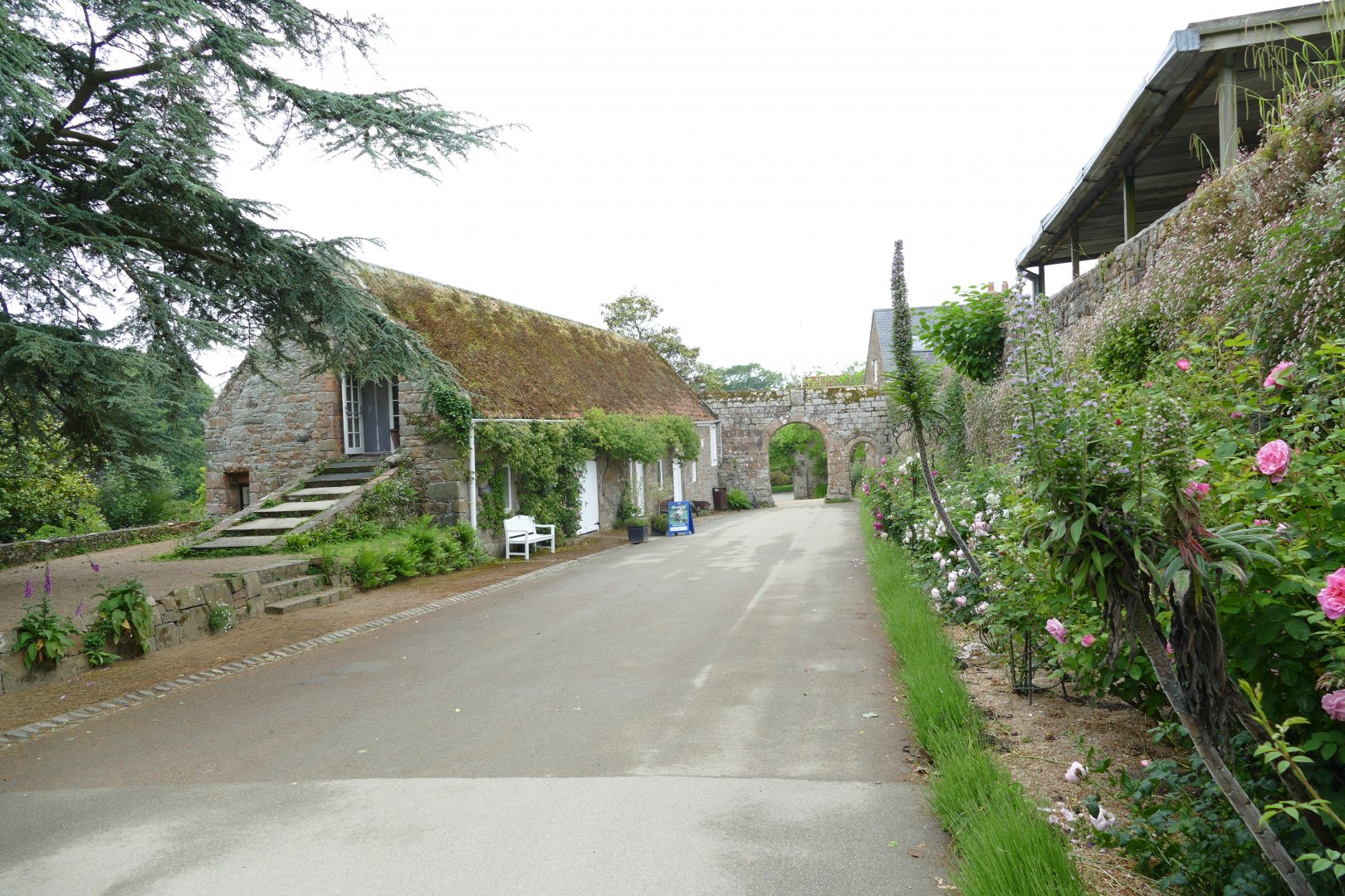 Approach to Les Augres Manor, June 2018