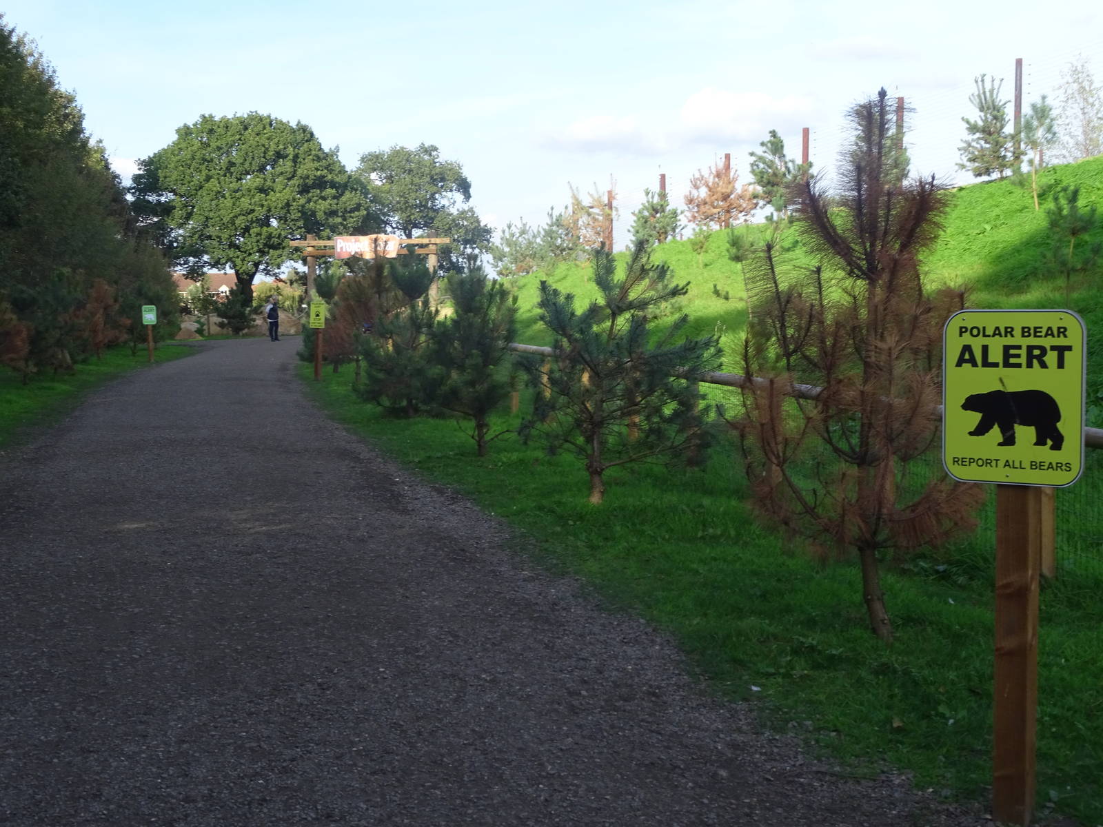 Approaching Project Polar at Yorkshire Wildlife Park