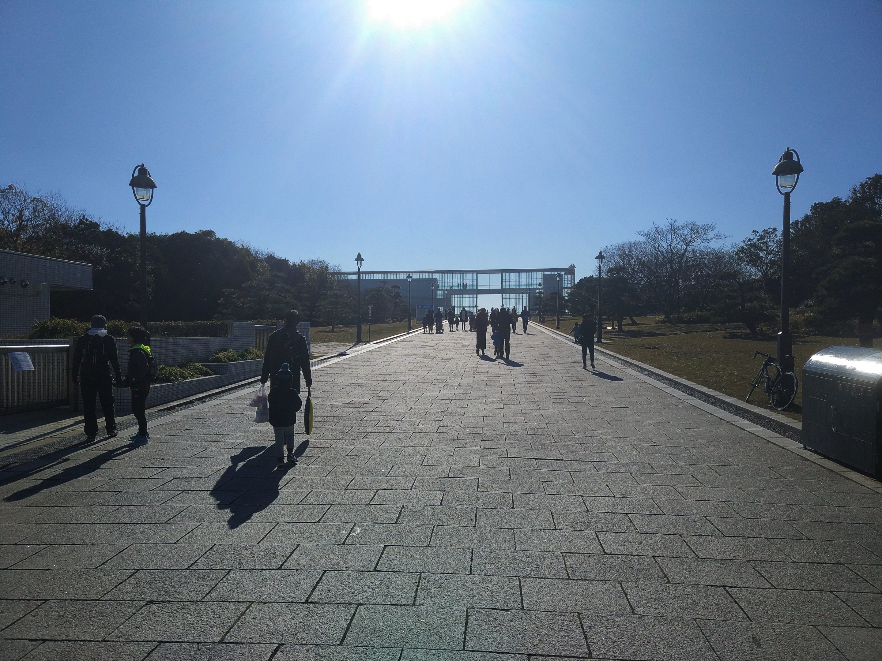 Approaching the Entrance to TSLP