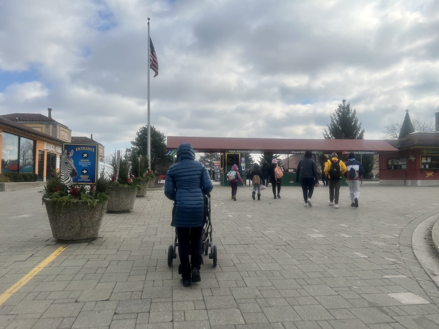 Approaching the Entry Gate