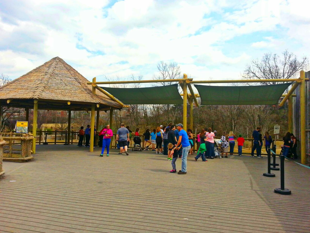 Apr. 2013 - Renovated Giraffe Ridge Viewing