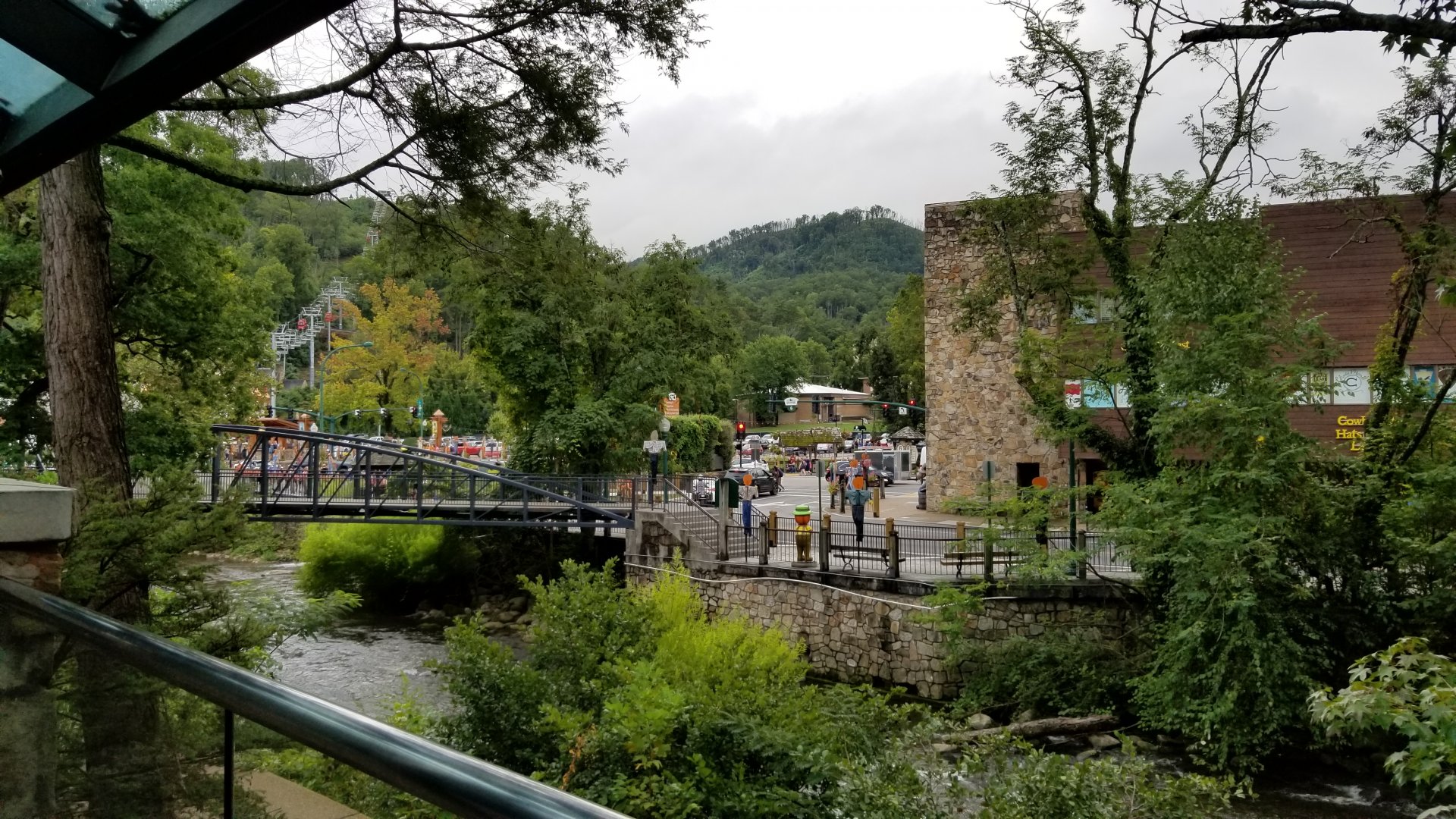 Aq of the Smokies - Gaitlinburg from outdoor penguin viewing