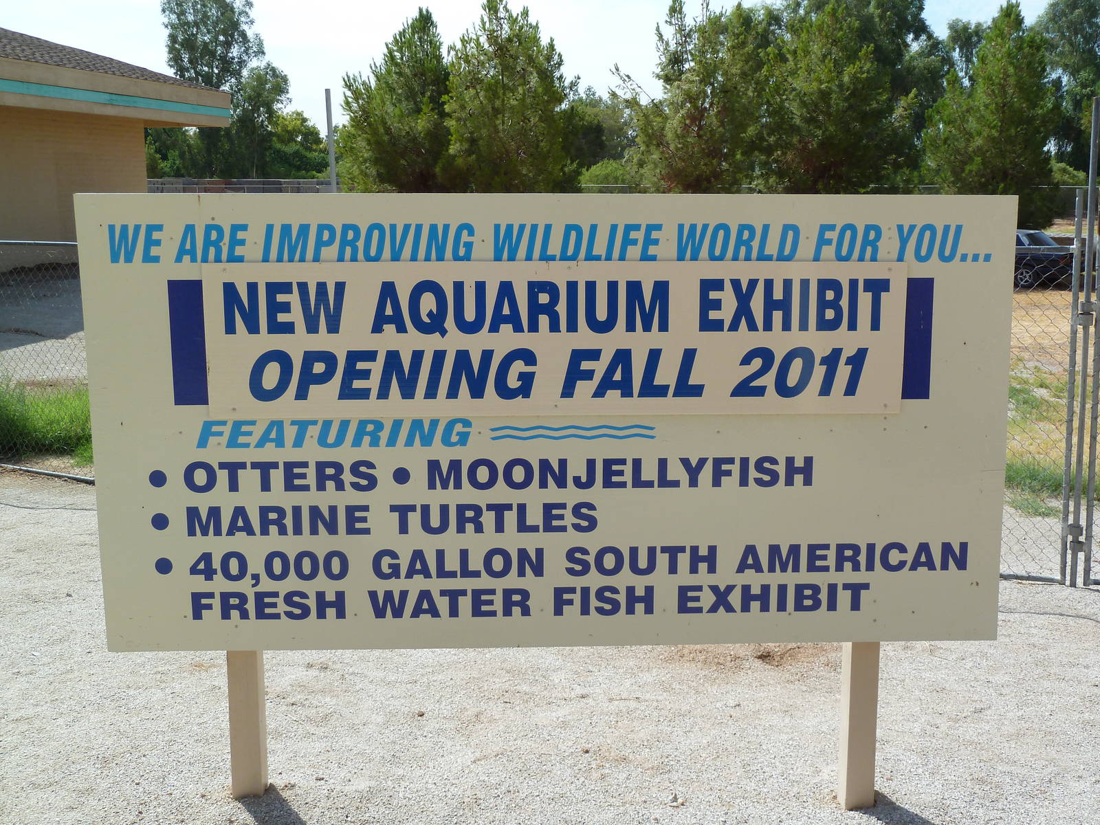 Aquarium #4 Sign