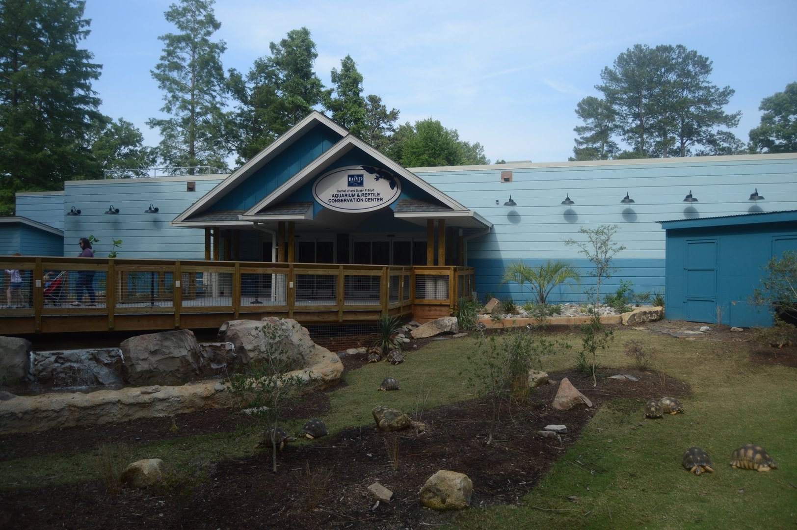 Aquarium and Reptile Conservation Center - Entrance and Radiated Tortoise Exhibit