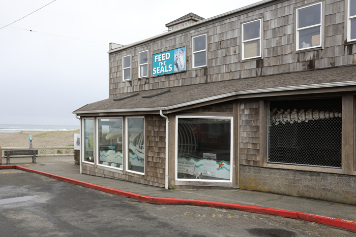 aquarium building on the beach