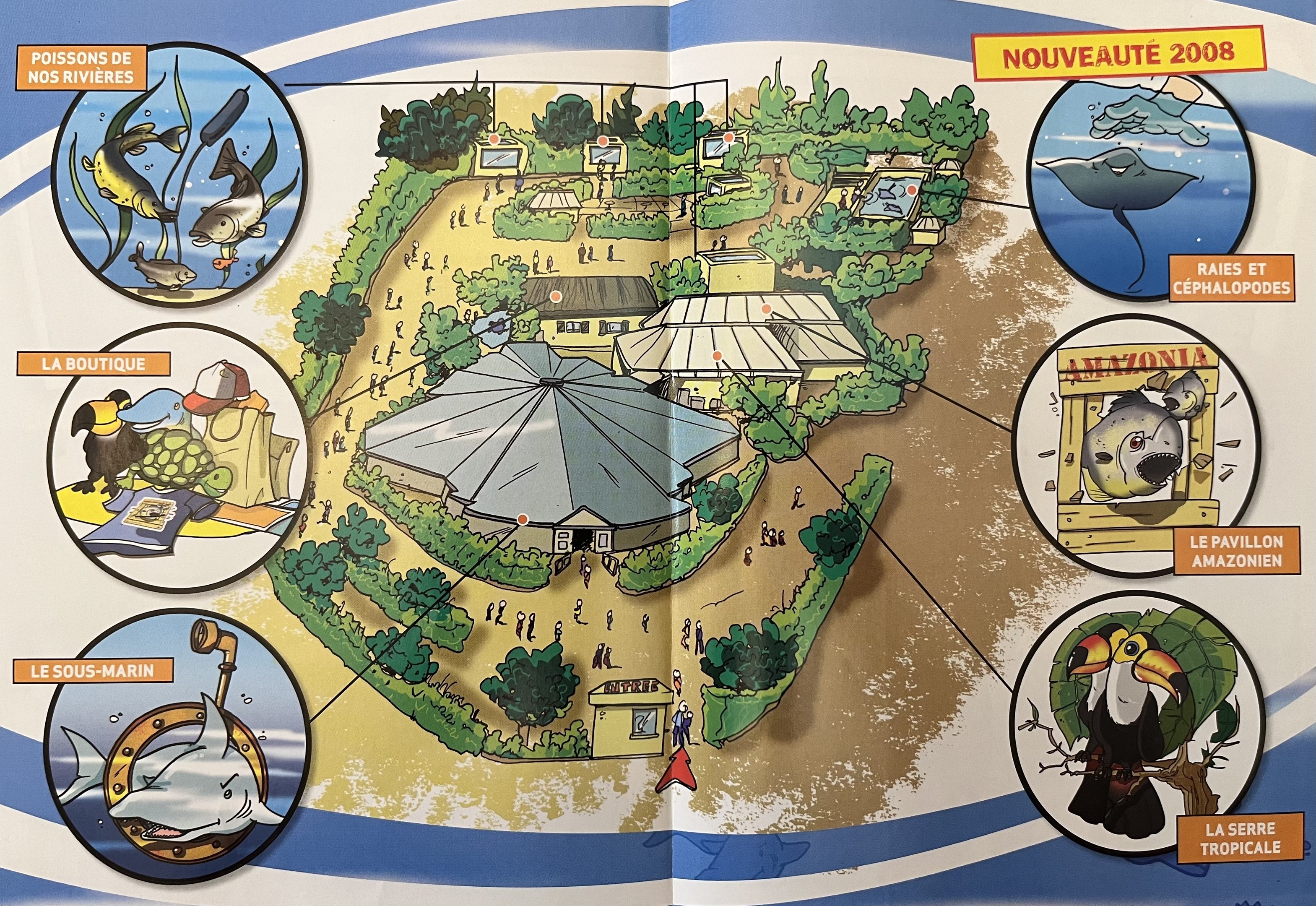 Aquarium d’Amneville Map - 2008