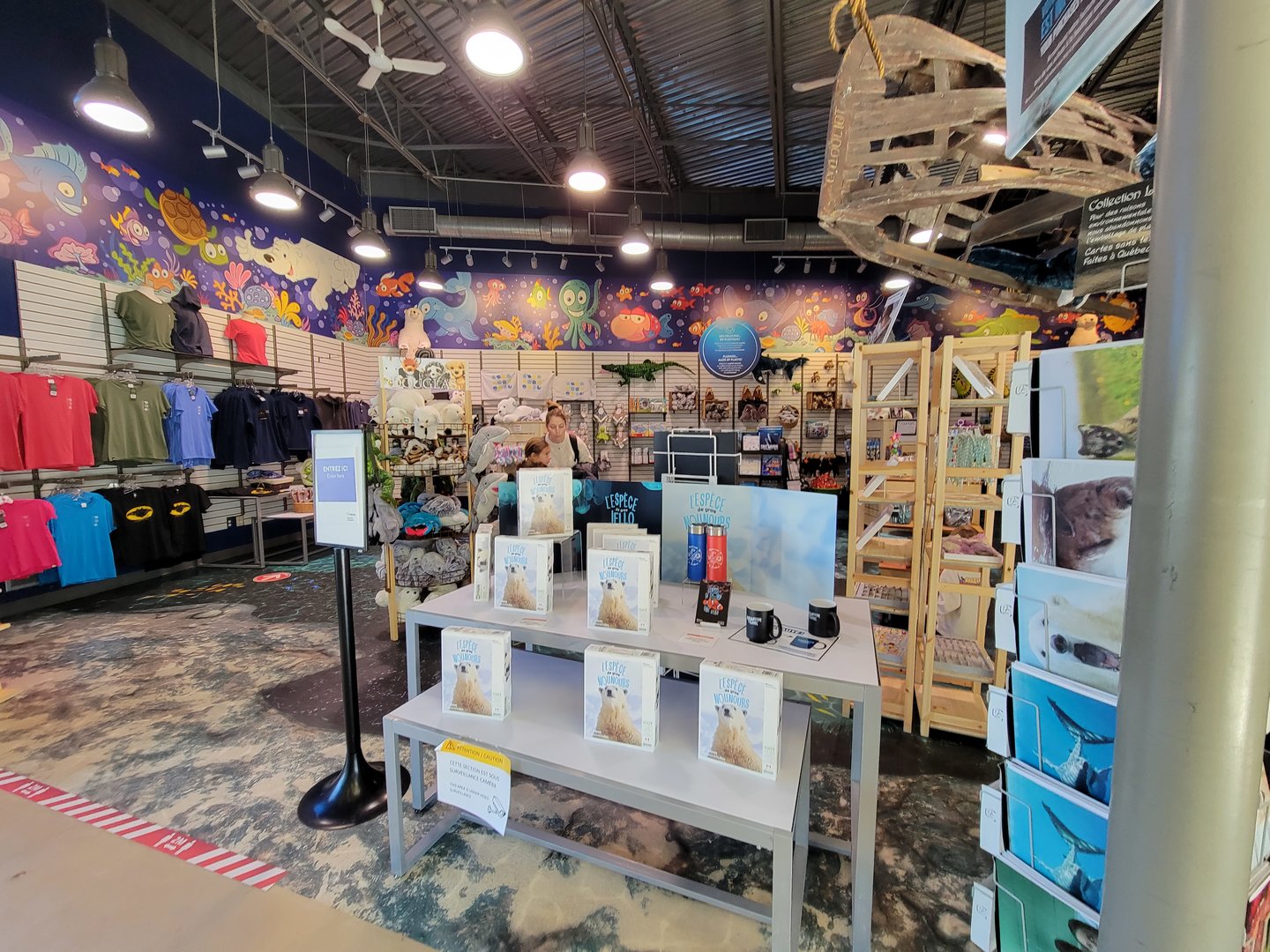 Aquarium du Quebec - Gift shop