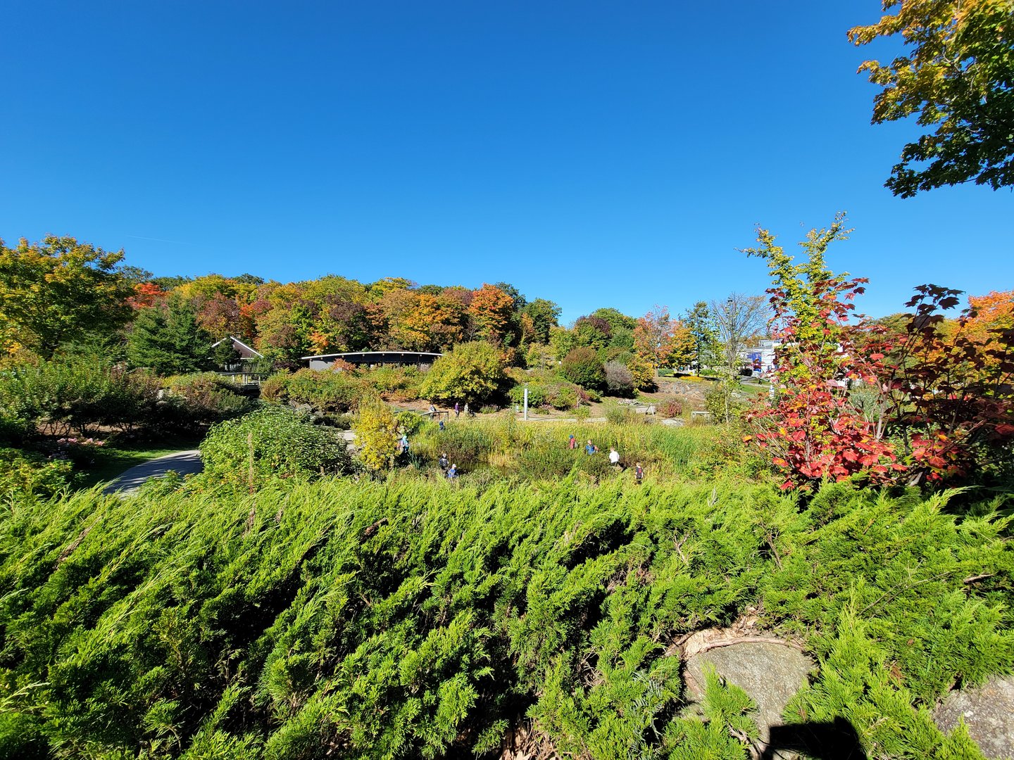 Aquarium du Quebec - Overlooking the gardens