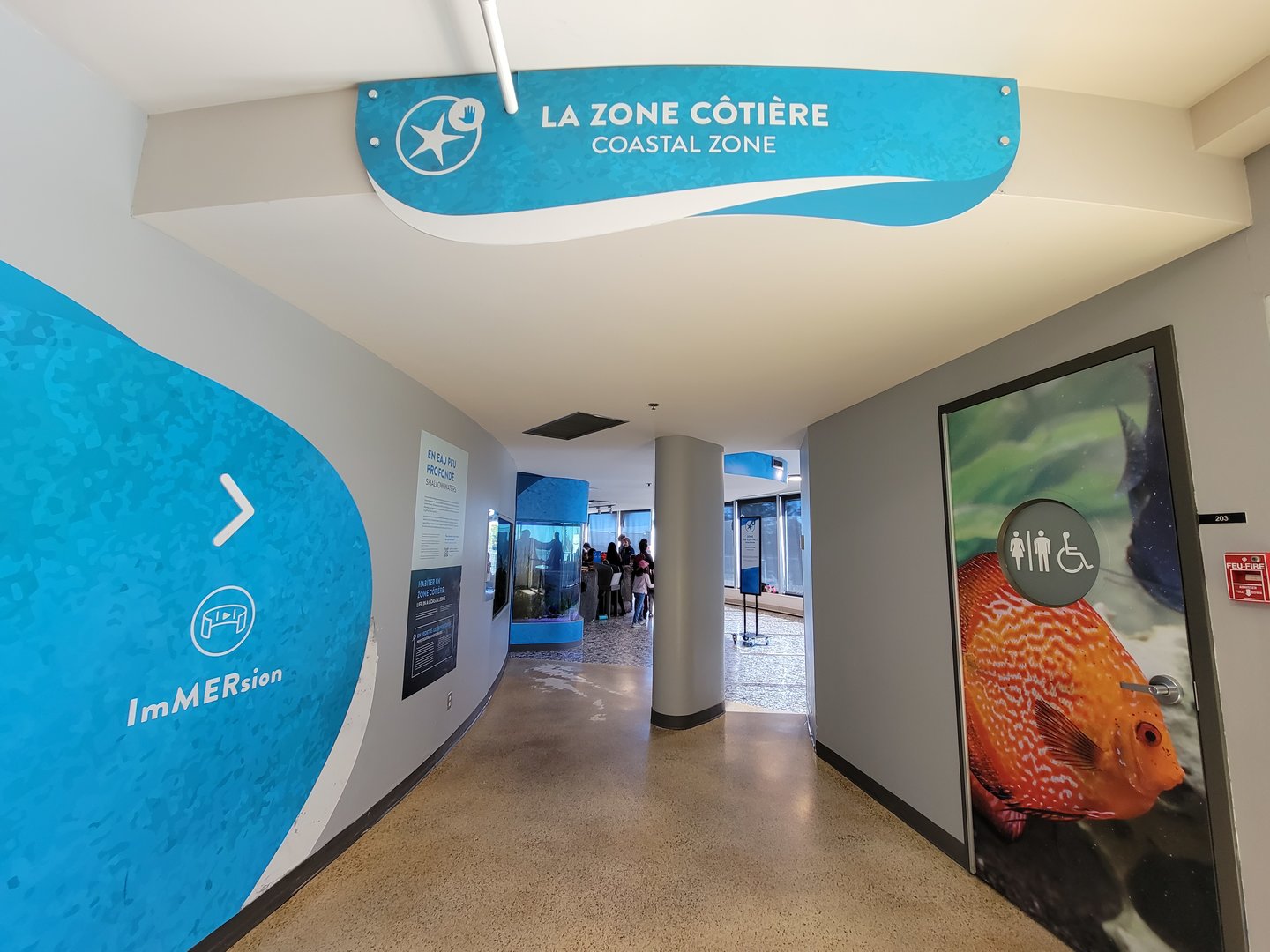 Aquarium du Quebec - Pavillon des eaux douces et salées, 3rd floor, Coastal Zone