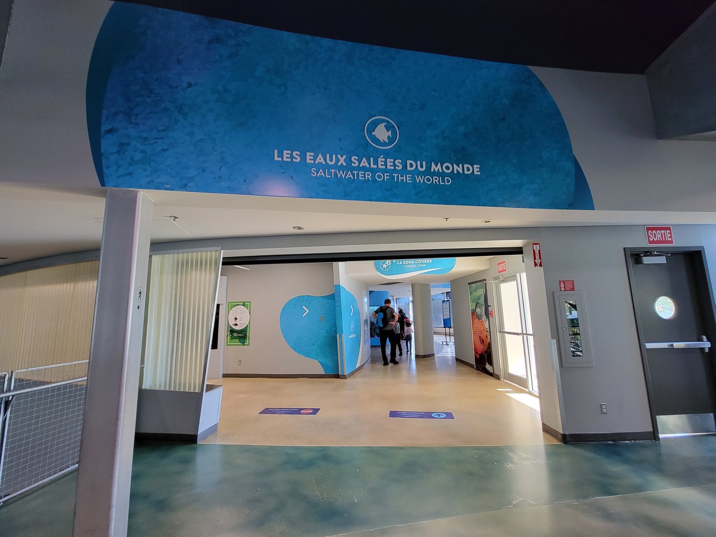 Aquarium du Quebec - Pavillon des eaux douces et salées, 3rd floor, Saltwater of the World