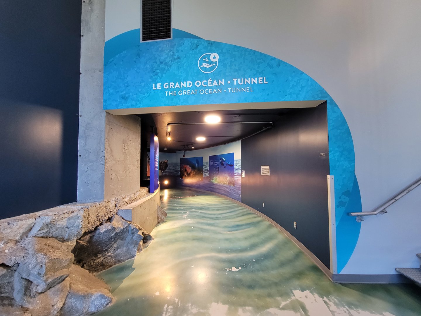 Aquarium du Quebec - Pavillon des eaux douces et salées, The Great Ocean Tunnel