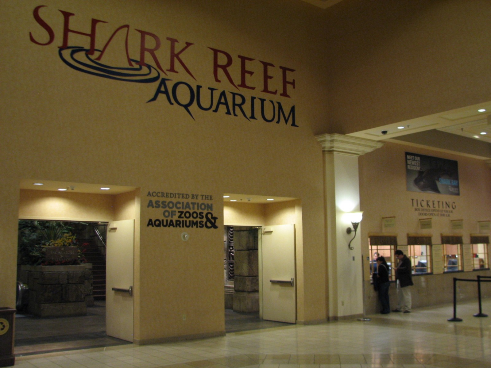 Aquarium Entrance and Ticket Windows