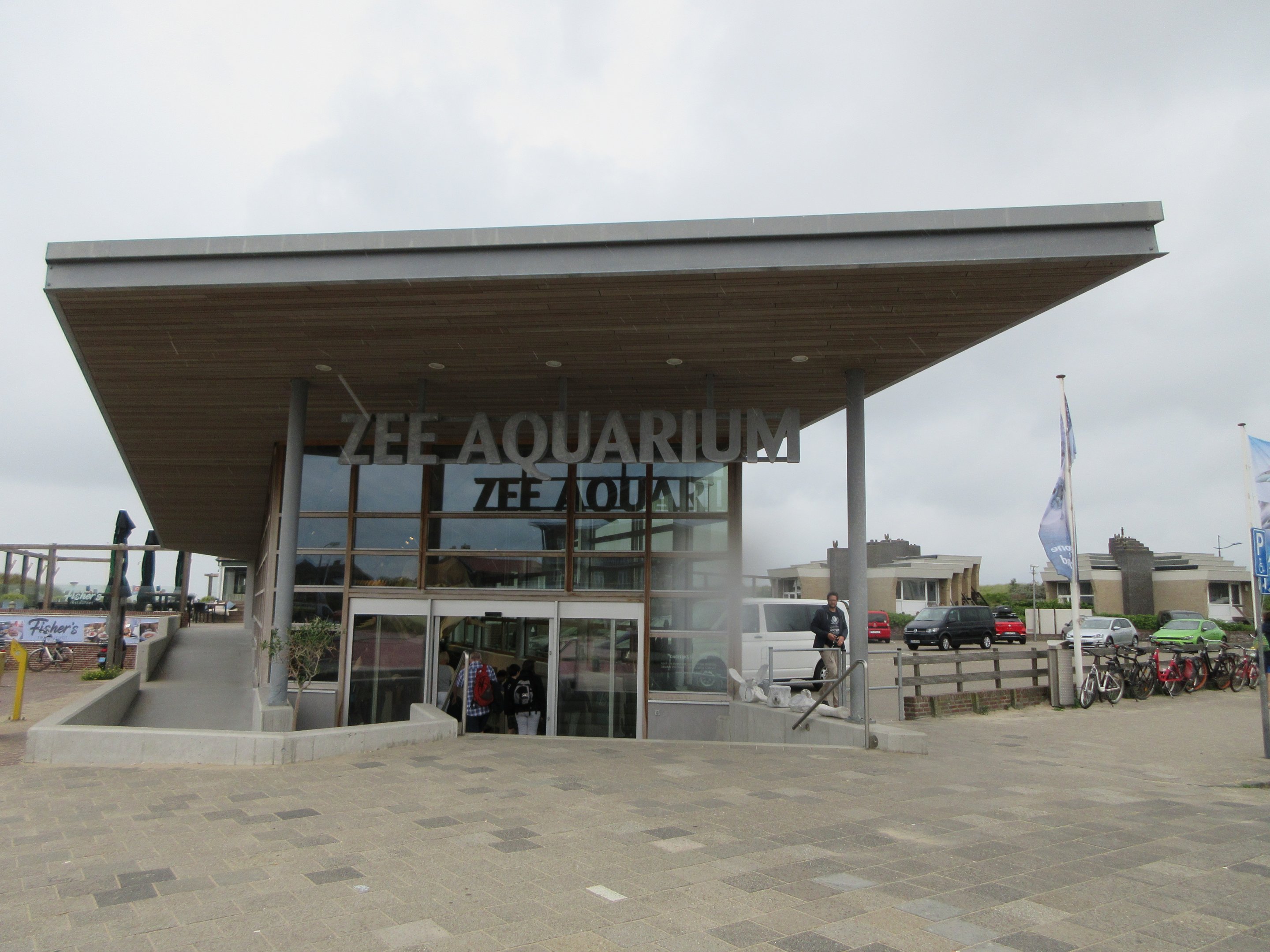Aquarium Entrance - on a rainy afternoon