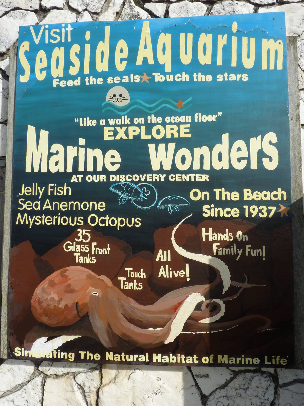 Aquarium Entrance - Poster
