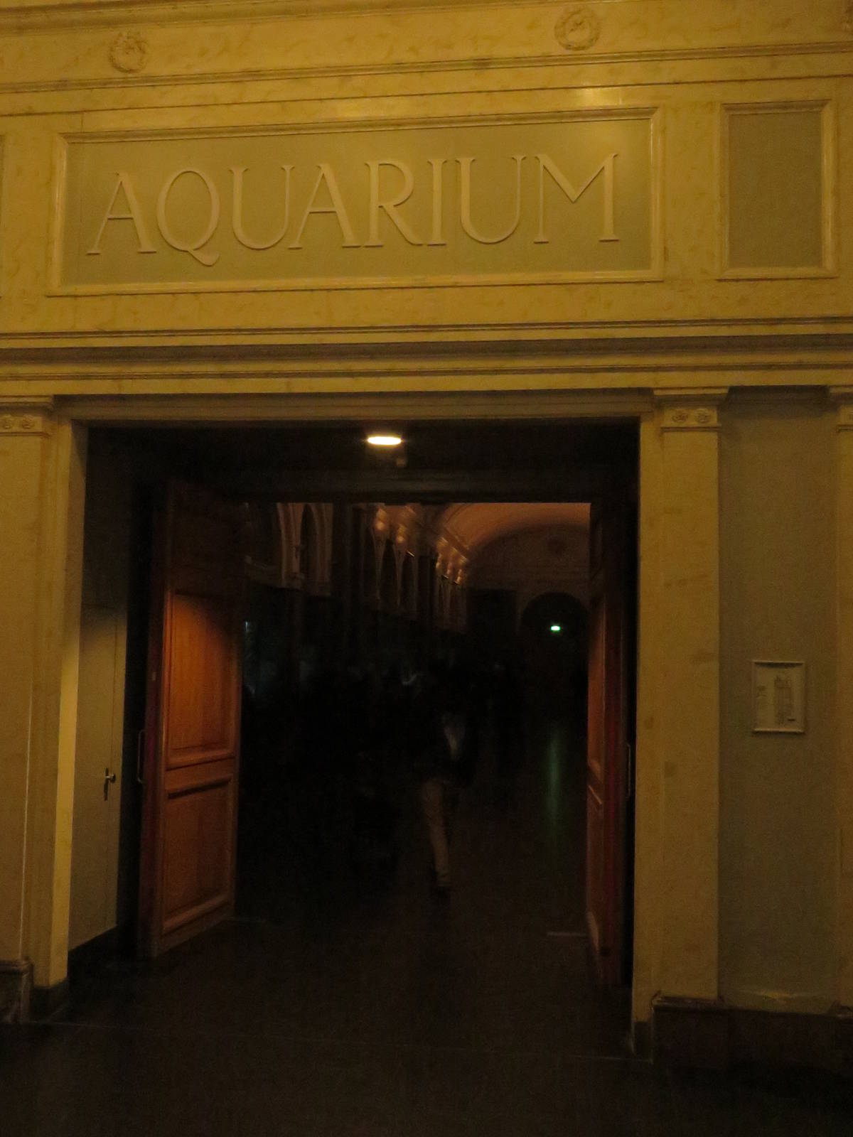 Aquarium - entrance