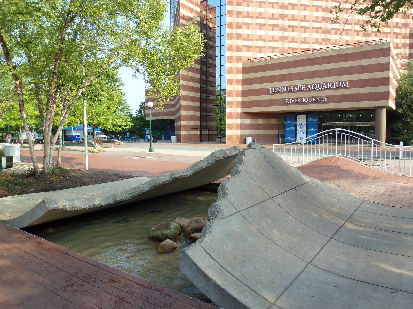 Aquarium Exterior - Artistic Pavement