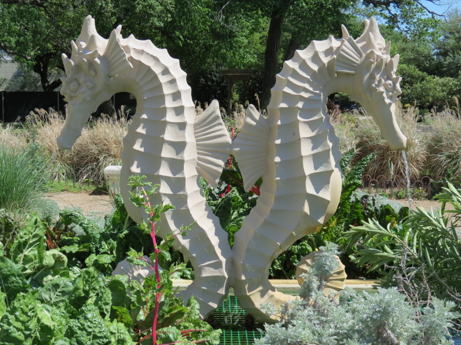 Aquarium Exterior Fountain