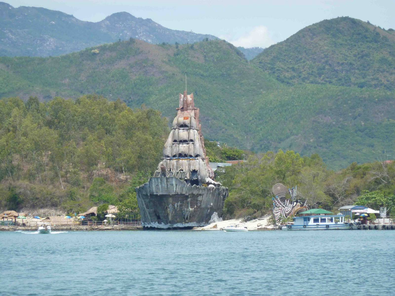Aquarium exterior from across the bay, May 2013.