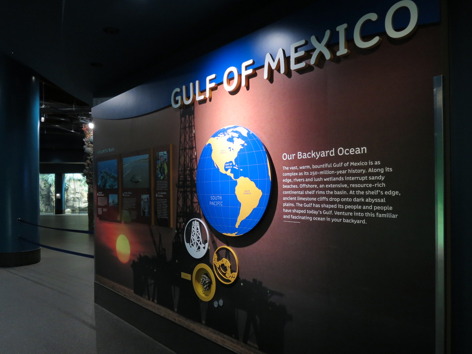 Aquarium - Gulf of Mexico Exhibit - Sign