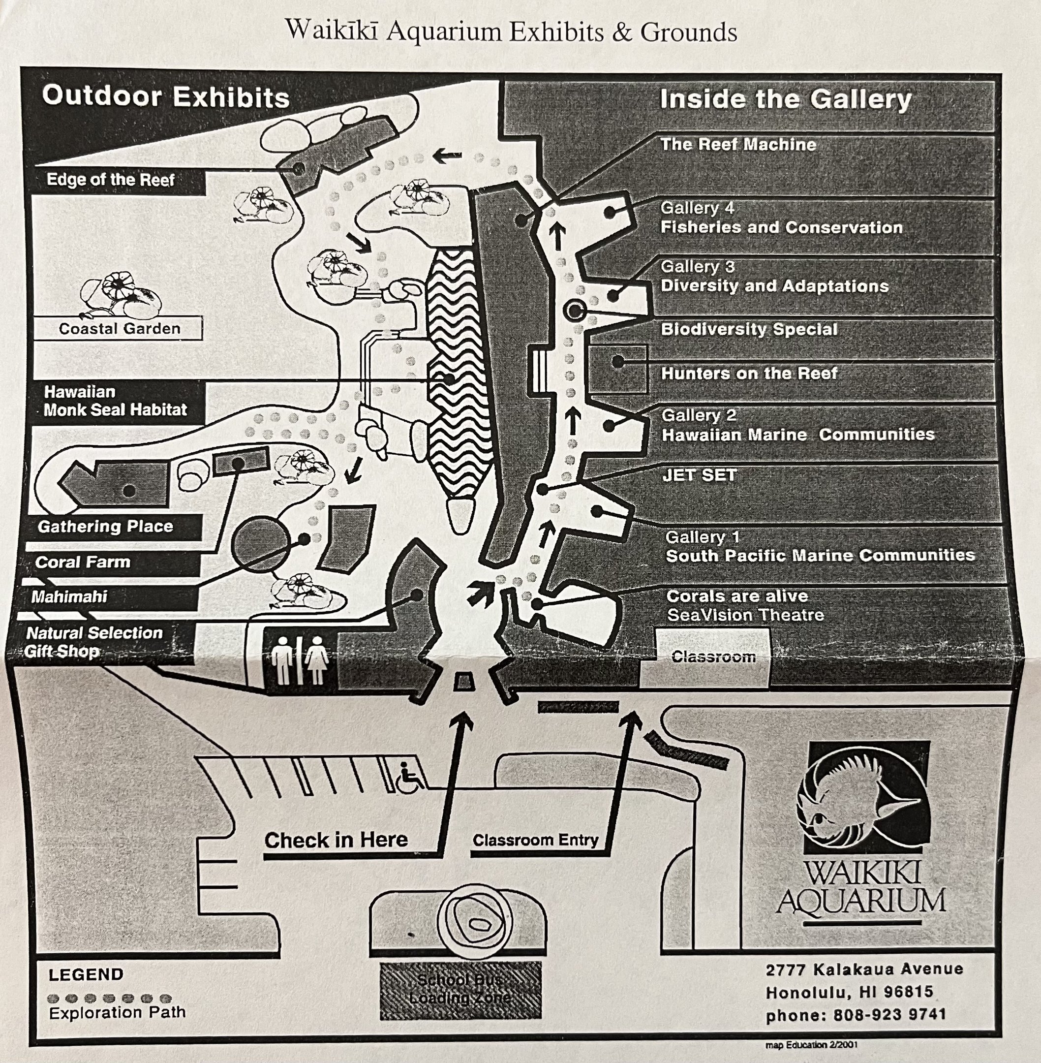 Aquarium Map - 2001