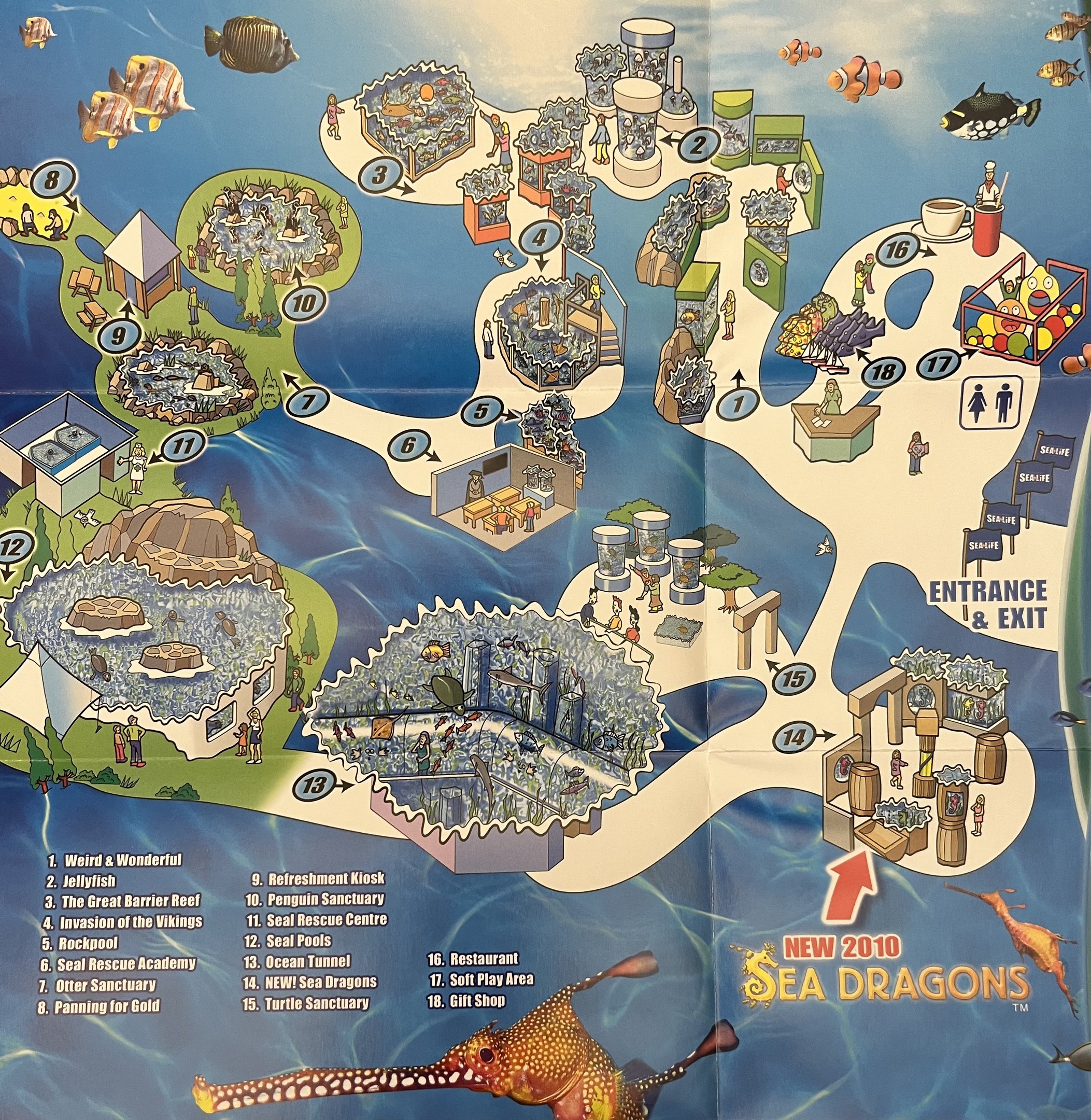 Aquarium Map - 2010