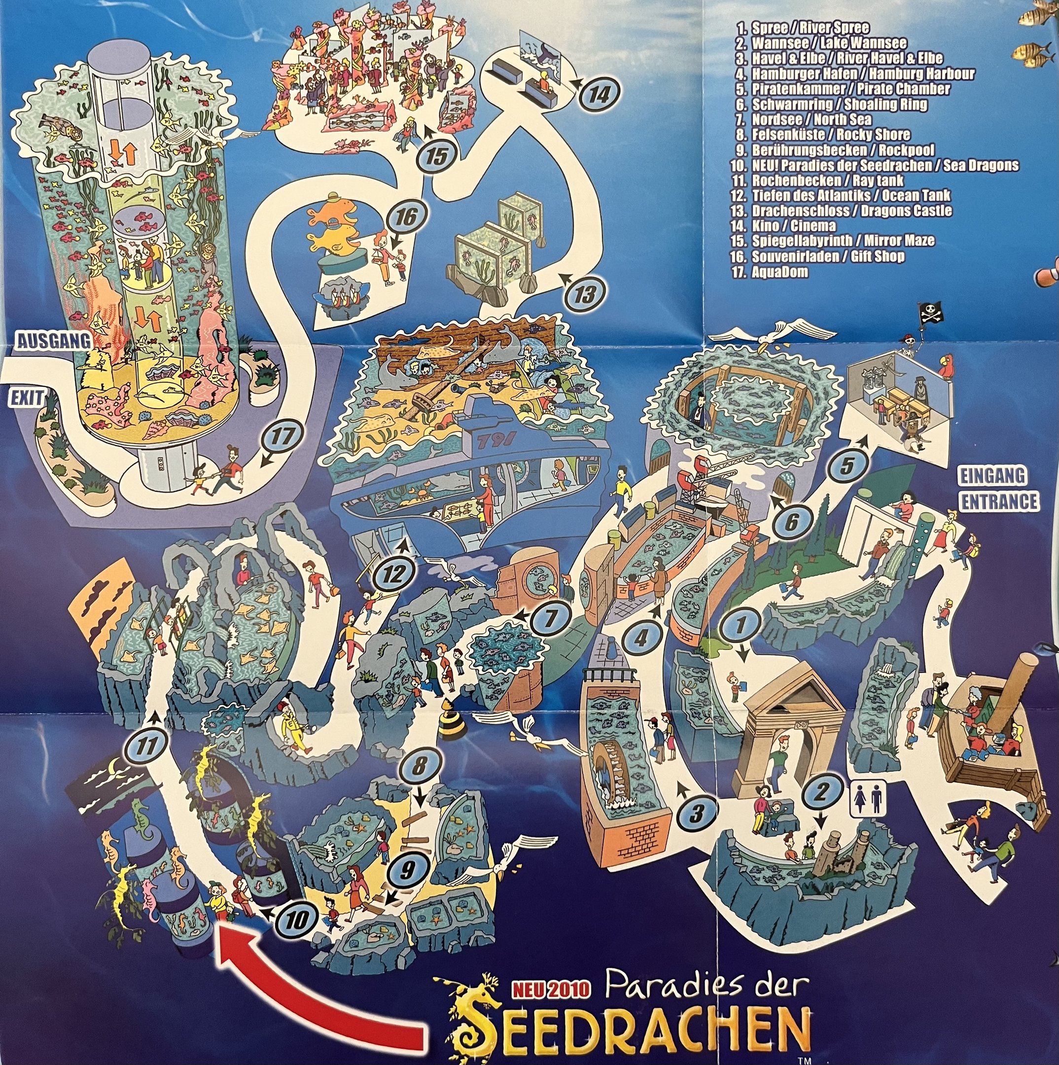 Aquarium Map - 2010