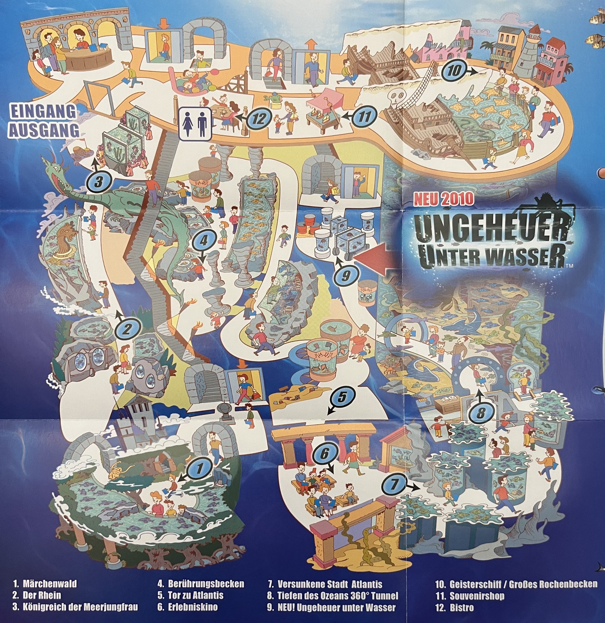 Aquarium Map - 2010