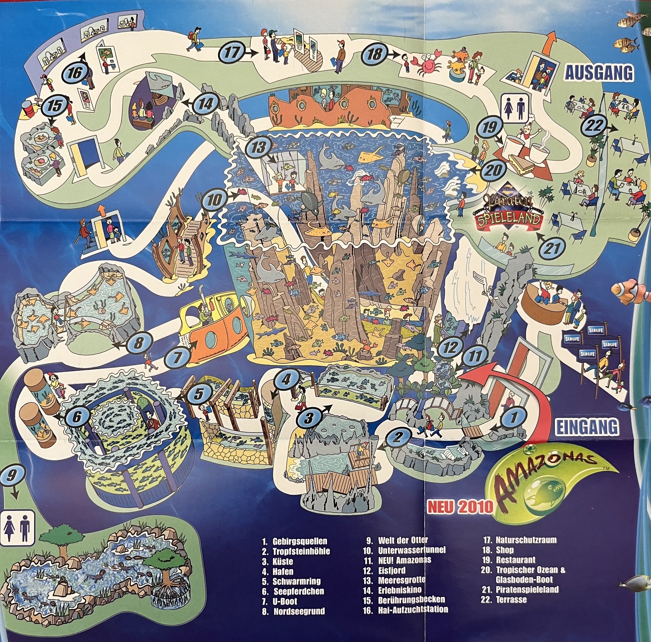 Aquarium Map - 2010
