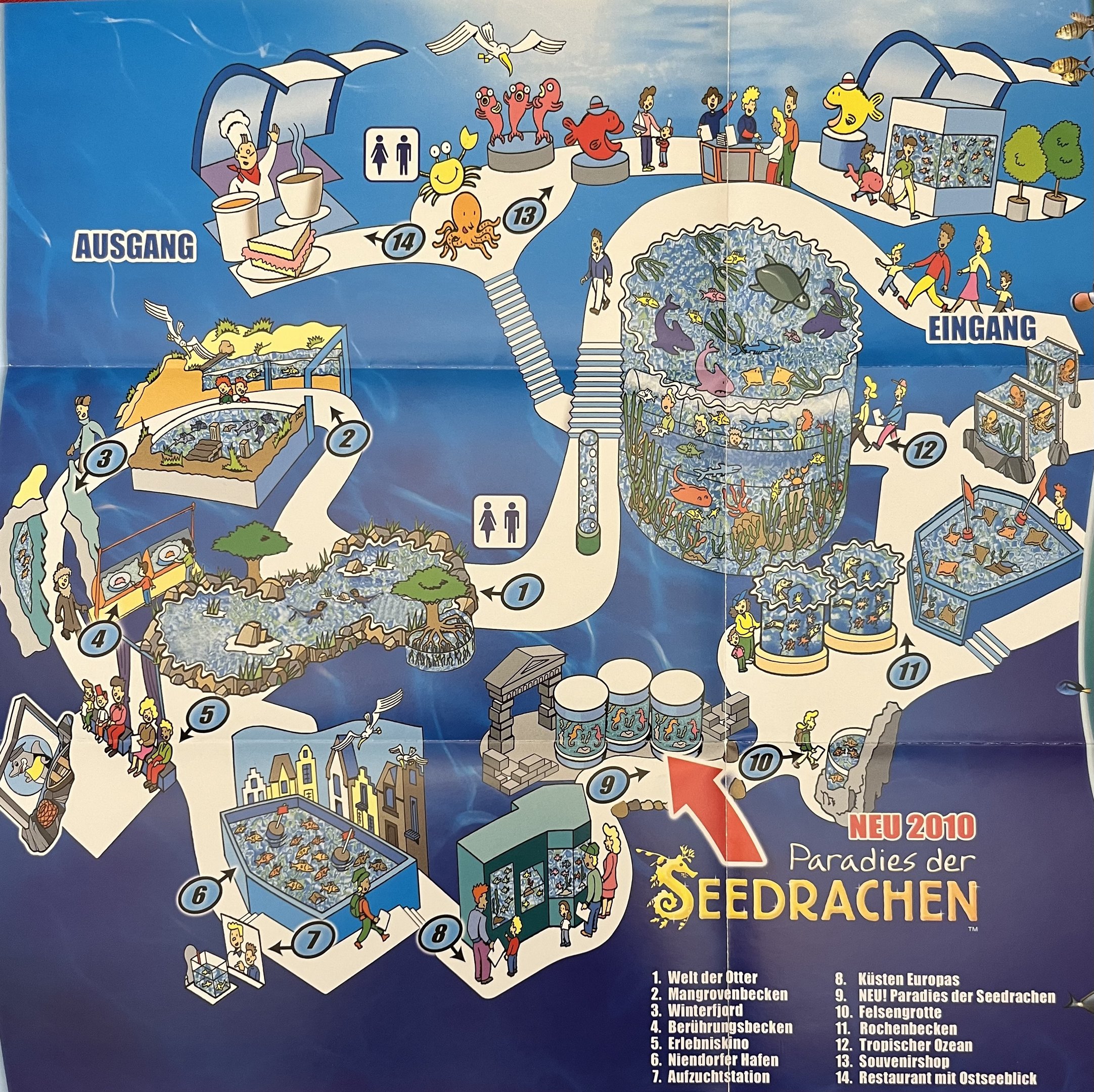 Aquarium Map - 2010