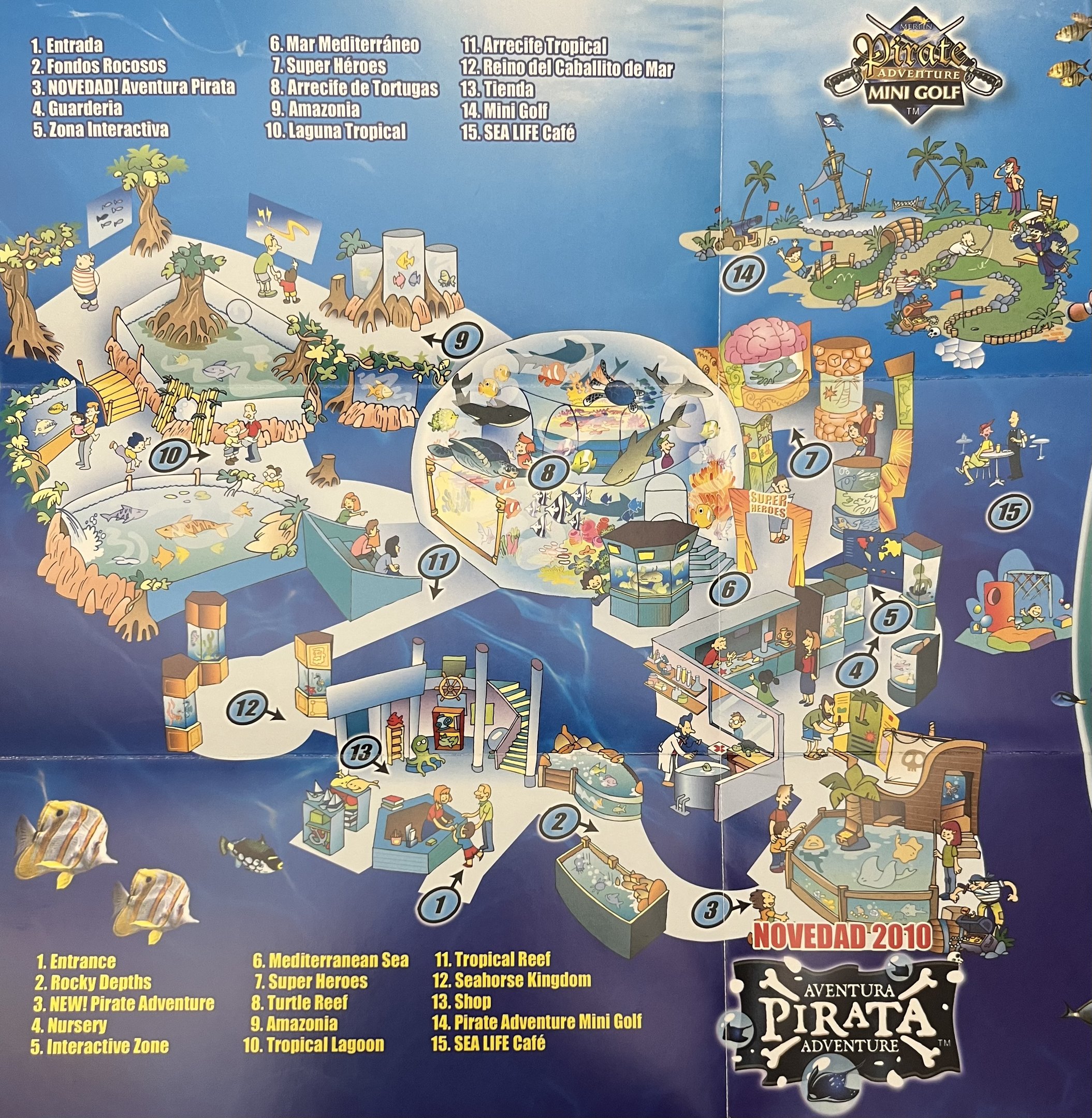 Aquarium Map - 2010