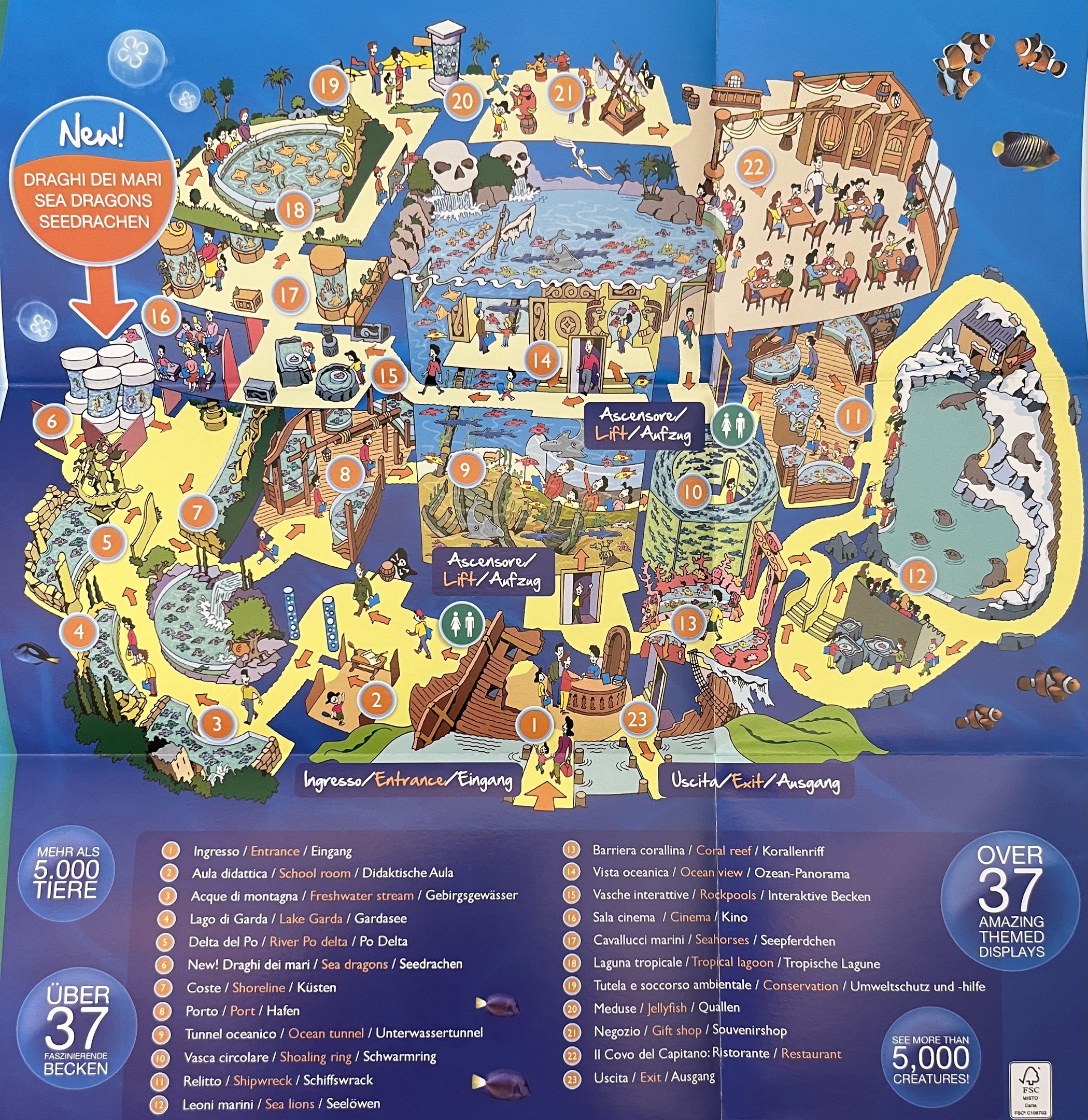 Aquarium Map - 2012