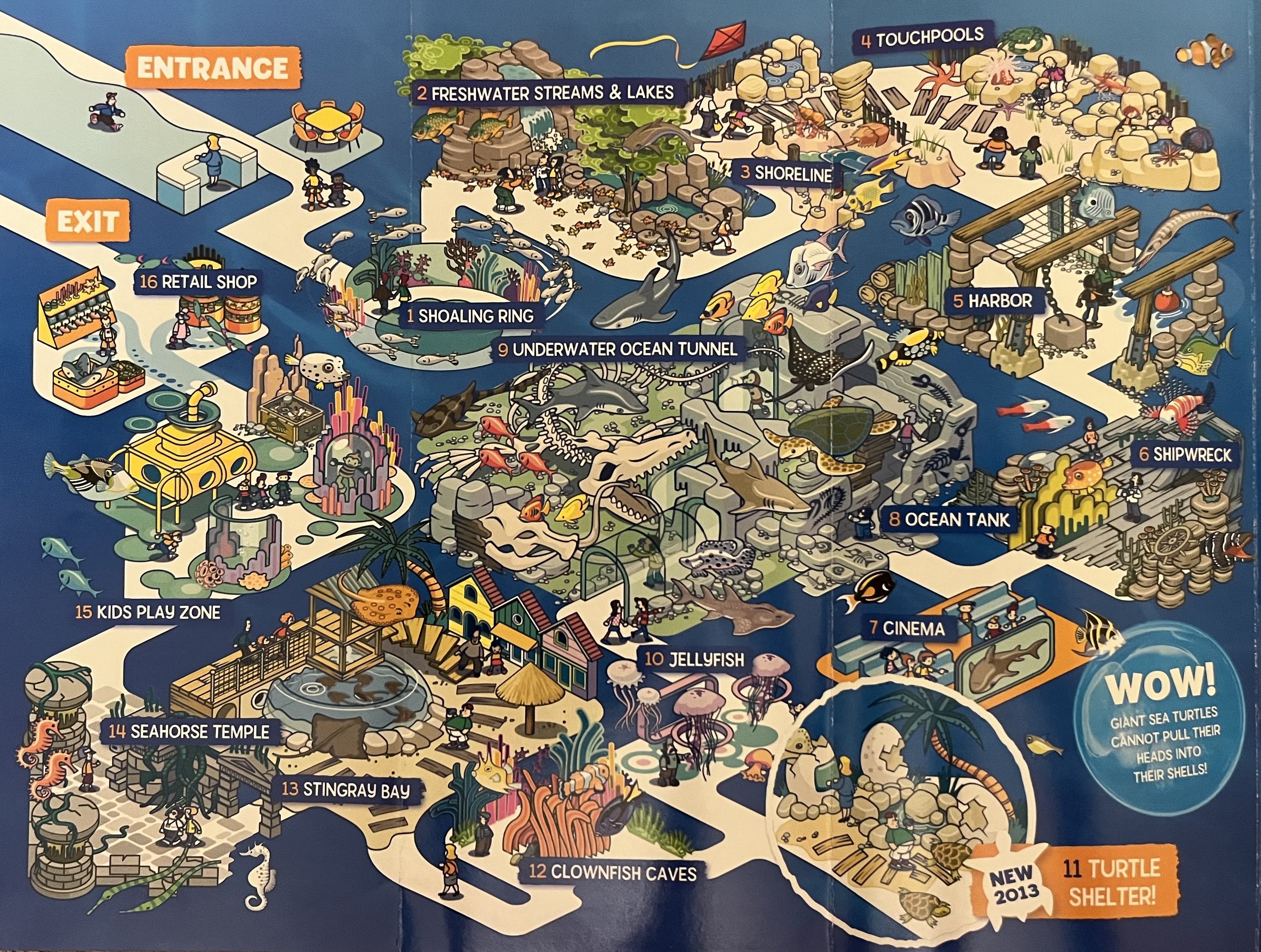 Aquarium Map - 2013