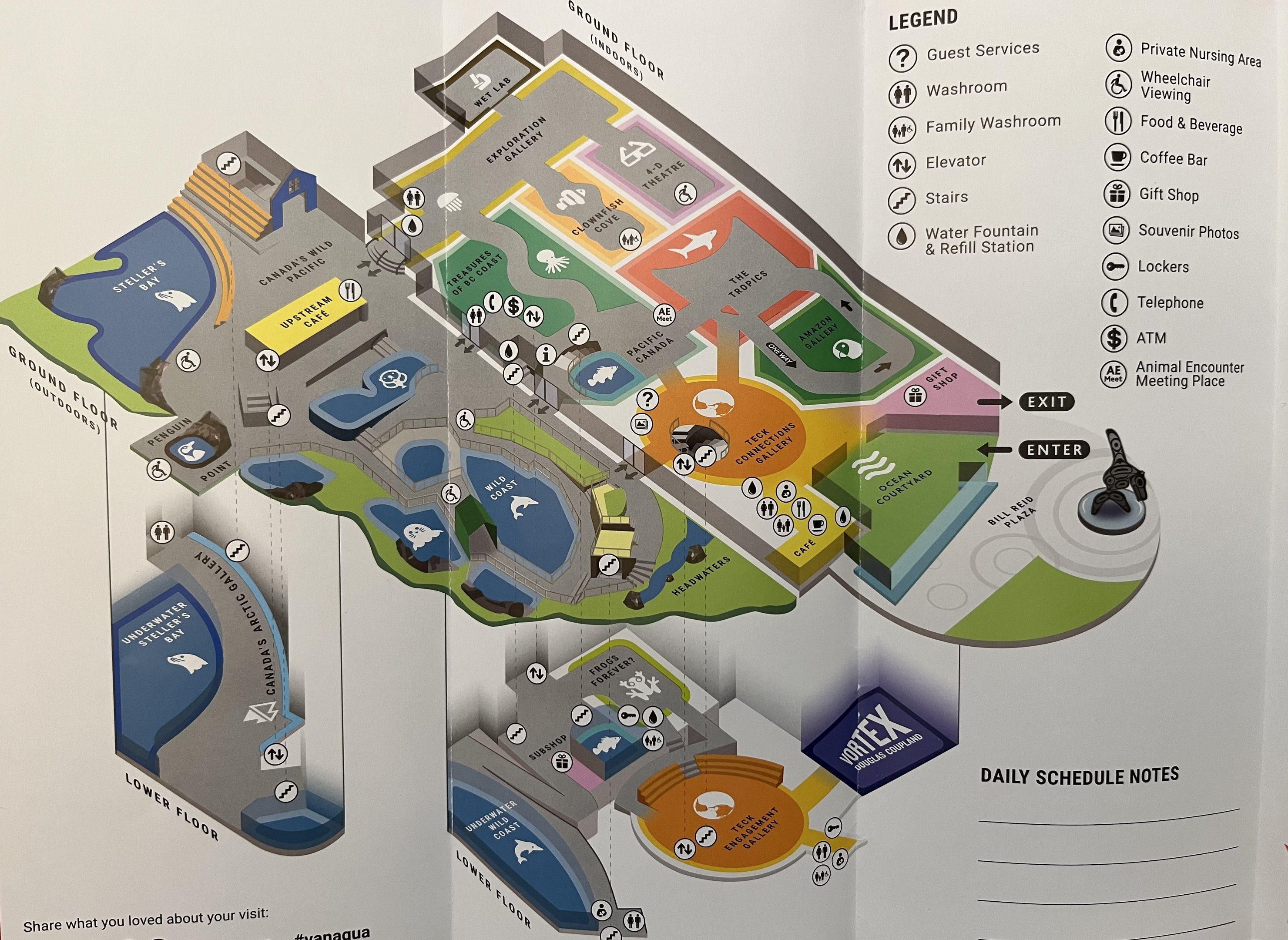 Aquarium Map - Spring 2018