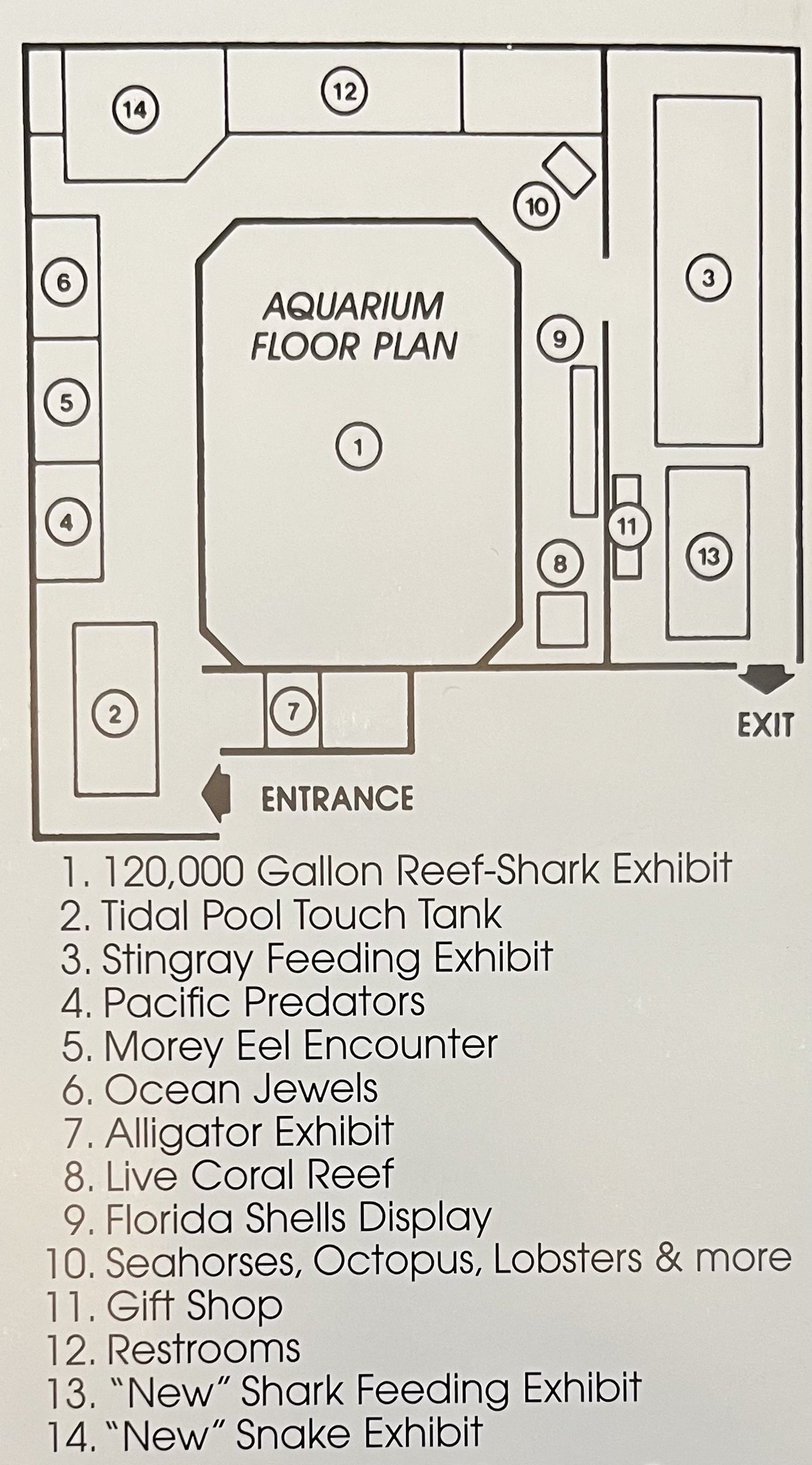 Aquarium Map - undated