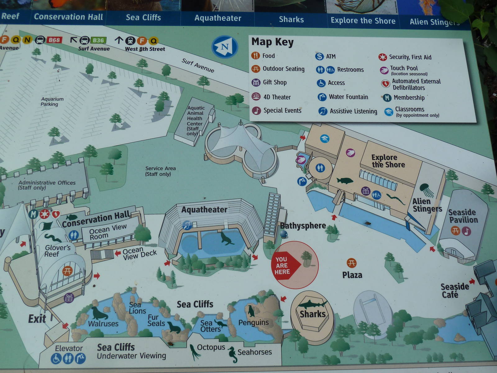 Aquarium Map