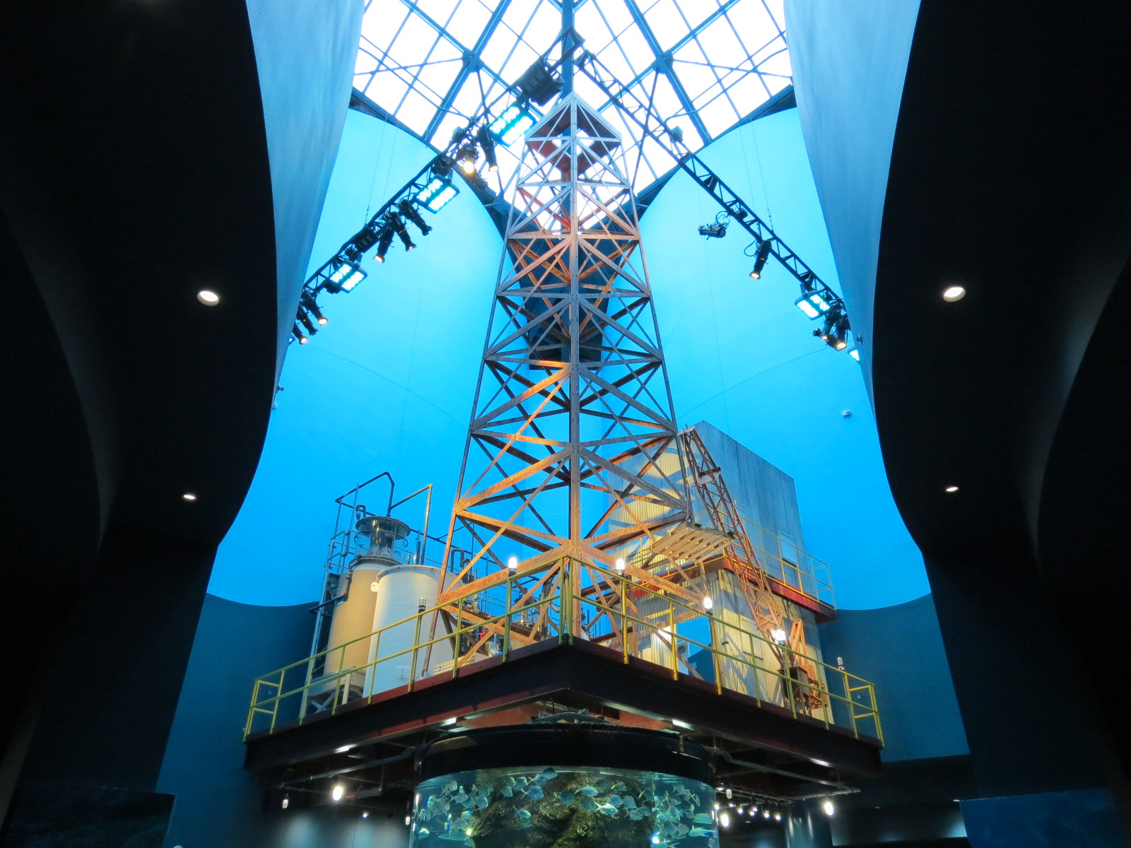 Aquarium - Pyramid Central Atrium