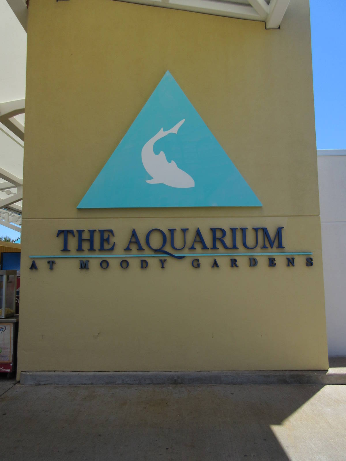 Aquarium Pyramid - Entrance Sign