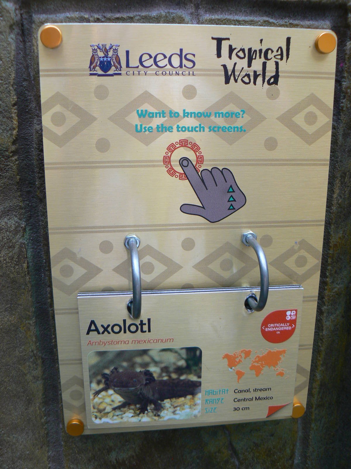 Aquarium Signage Example