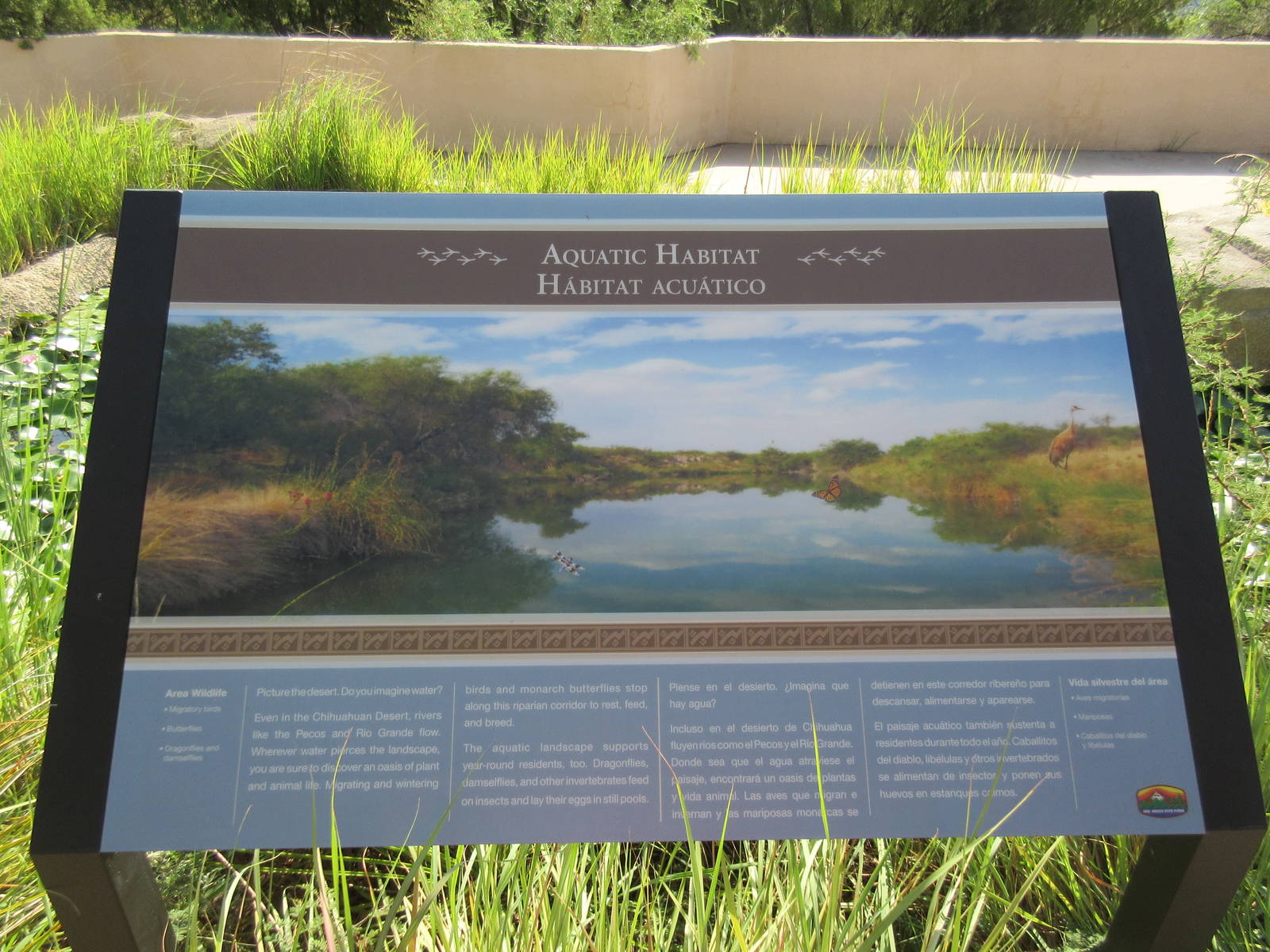 Aquatic Habitat - Sign